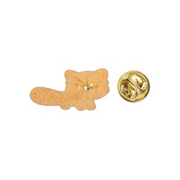 Badge en émail sur le thème des animaux sauvages de la forêt pour sac, chapeau, vêtement et ornement de style personnel
