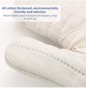 Dày chống bỏng lò găng tay, tất cả bông cách nhiệt găng tay chịu mài mòn - Product Image 5