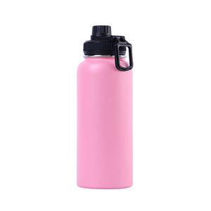 Bouteille d'eau isotherme sport en acier inoxydable à double paroi, sans BPA, certifiée LFGB, avec paille, modèle 2023, écologique - Product Image 5