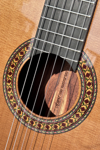 <span class=keywords><strong>Guitare</strong></span> <span class=keywords><strong>classique</strong></span> Hauser Aiersi professionnelle, finition brillante, entièrement en cèdre/épicéa, instrument à cordes en nylon <span class=keywords><strong>classique</strong></span> espagnol - Product Image 2