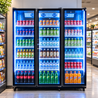 Vitrine Réfrigérée pour Bières et Vins, Réfrigérateur Vitrine pour Boissons, Réfrigérateur Vitrine pour Bières