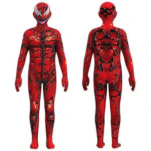 Nouveau Costume d'Halloween Cosvenom 2 Red <span class=keywords><strong>Venom</strong></span> Onesie Tights Costume Spider-Man - Product Image 3