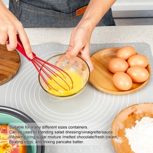 3 uds utensilios de cocina resistentes al calor manoplas de silicona espátula batidor de huevos juego para hornear - Product Image 5
