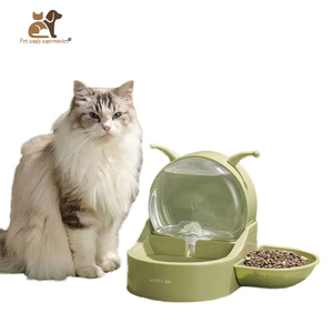 Bol à eau et à nourriture double usage pour <span class=keywords><strong>chat</strong></span>, distributeur d'eau pour chien non électrique, abreuvoir pour animaux de compagnie, anti-bave, anti-renversement, bol pour <span class=keywords><strong>chat</strong></span> - Product Image 1