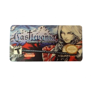 Castlovania Circle of the Moon ASIA of SORROW Harmony of Dissonance Video <b>Game</b> Cartridge Stickers for gba Gameboy Advance - Product Image 2