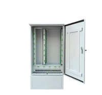 Gabinete de Red de Distribución de Fibra Óptica para Exteriores de 288 Núcleos con Protección IP65, Blanco, Estándar de 19 Pulgadas