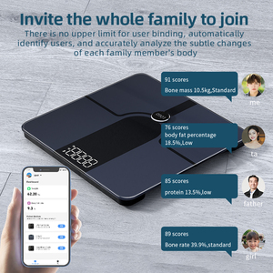 व्यक्तिगत वसा बाथरूम वजन पैमाने के लिए अद्वितीय नया स्मार्ट छिपा हुआ प्रदर्शन वजन पैमाने शरीर वसा पैमाने - Product Image 2