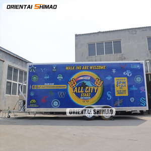 Thẩm mỹ chăm sóc da van cắt trang điểm trạm cắt tóc cửa hàng Spa xe tải thú cưng chải chuốt giỏ hàng di động làm đẹp tóc di động slon Trailer - Product Image 3