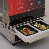 Machine de scellage thermique électrique automatique à moule personnalisé, haute vitesse, certifiée CE, économe en énergie, pour papier, feuille, bouteilles, restauration rapide
