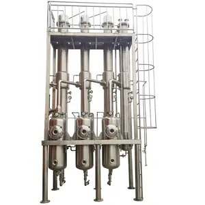 Milk Evaporator High Effciency Multi Effect Falling Film Evaporator For Milk/tomato Paste