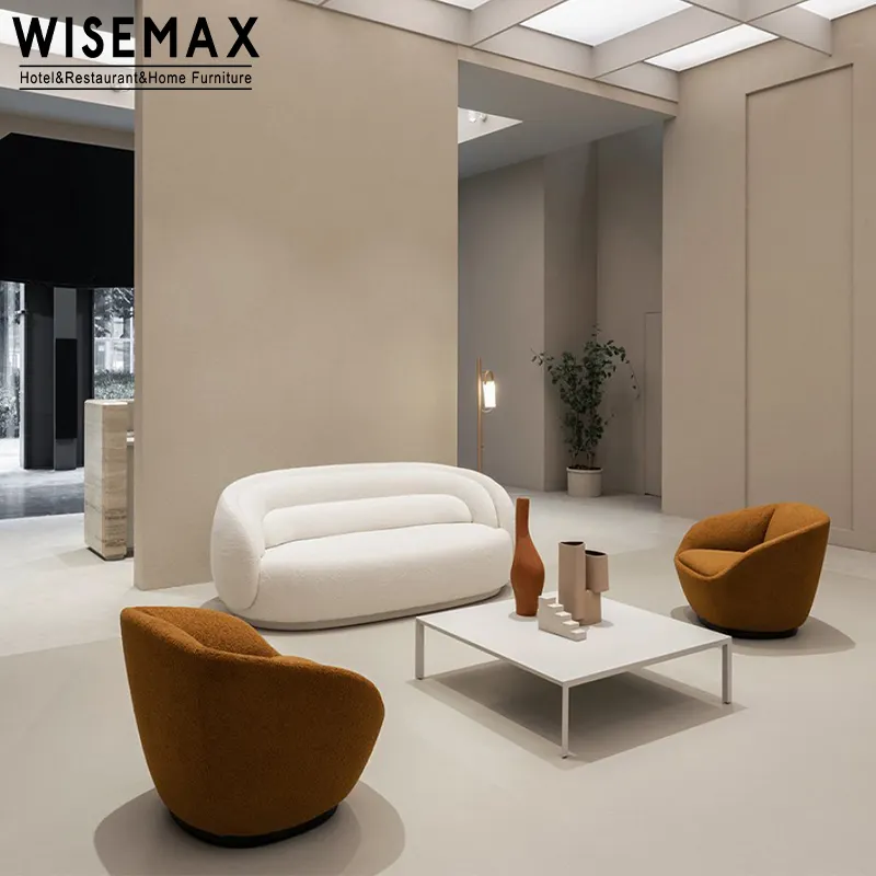 أريكة أثاث بتصميم حديث من WISEMAX, أريكة ذات شكل منحني لأرضيات غرف المعيشة ، كما أنها مغطاة بقطع من القماش ، كما أنها مغطاة بقطع أثاث على شكل حرف u ، كما أنها مغطاة بقطع أثاث على شكل حرف u ، كما أنها مناسبة لغرف المعيشة