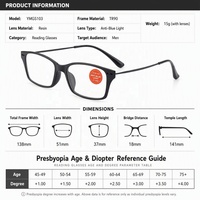 Lunettes de lecture élégantes noires et marron à monture carrée, verres transparents, durables, personnalisables, pour hommes et femmes, lunettes de mode