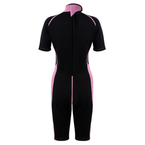 Combinaison de plongée courte en néoprène pour <span class=keywords><strong>femme</strong></span> personnalisable, manches courtes, coutures invisibles collées pour le surf et la plongée en apnée - Product Image 6