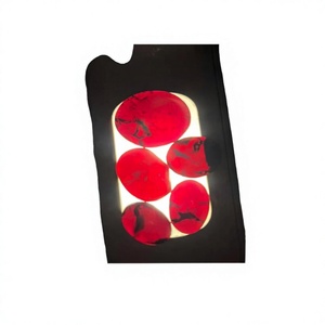 Precio al por mayor, cabujón de granate rojo Natural, piedras preciosas sueltas para hacer joyas, anillos, decoración, certificado por terceros - Product Image 1