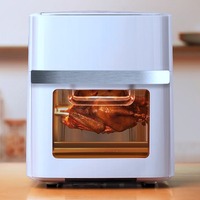 Nouvelle friteuse à air visible 8l à commande numérique avec circulation d'air rapide pour poulet/steak sans huile