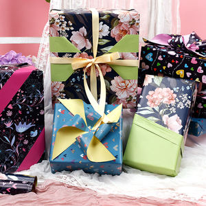 Nuevo papel de regalo de San Valentín 43*300 cm Embalaje de papel de regalo de impresión de doble cara - Product Image 3