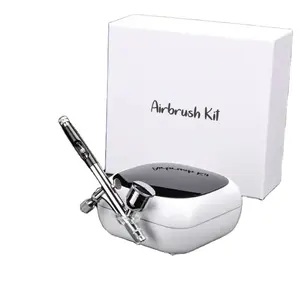 Draagbare Mini Airbrush Make-Up Compressor Verfset 520 Airbrush Nagelmachine Voor Cake Kit Nagels