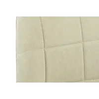 Chaise en polyester et coton beige naturel, haute 85, large 47, profondeur 55