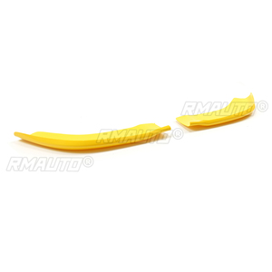Une paire d'embouts de pare-chocs avant pour Dodge Charger SRT 2011-2014, diffuseur de spoiler jaune, accessoires ABS - Product Image 4