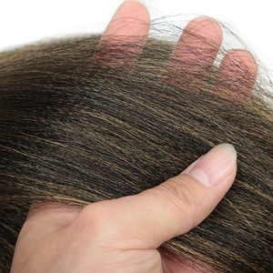 SARLA per Ombre Afro <span class=keywords><strong>extension</strong></span> per capelli colorati crespi lisci parrucca <span class=keywords><strong>con</strong></span> capelli sintetici prestirati per intrecciatura - Product Image 4