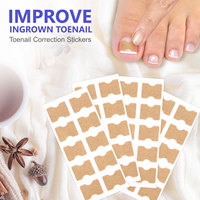 100 patchs souples et respirants pour la correction des ongles incarnés, autocollants redresseurs physiques pour ongles incarnés, outil de soulagement de la paronychie