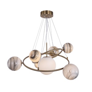 Prezzo basso pianeta <span class=keywords><strong>lampadario</strong></span> decorato soggiorno stanza del bambino di vetro luce moderna del pendente - Product Image 3