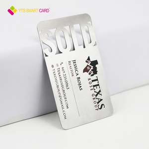 บัตรธุรกิจโลหะสแตนเลสแบบกระจกเงาหรูหรา สั่งทำโลโก้ได้ สำหรับงานแกะสลักเลเซอร์ ขายส่ง - Product Image 5