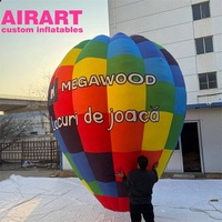 Ballon publicitaire gonflable coloré à air chaud, Ballon gonflable coloré à air chaud pour fêtes à thème