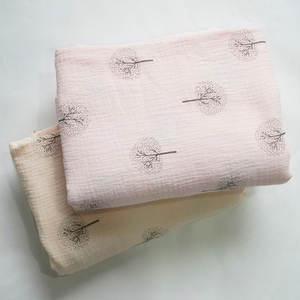 Colorido 100% algodón doble gasa tela estampada suave doble capa tela para ropa - Product Image 2