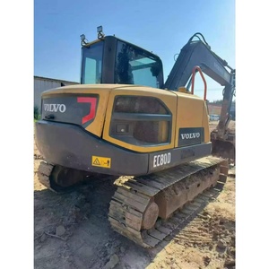 Volvo EC80D Used Crawler <b>Excavator</b> with 0.34m³ Digging Bucket Secondhand <b>8</b> <b>Ton</b> Operating Weight Hydraulic Digger High Quality - Product Image 4