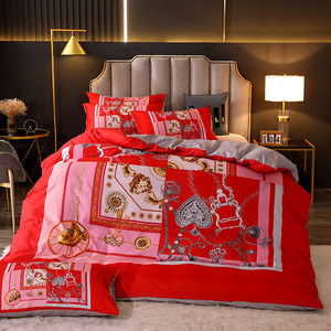 Ensemble de draps de lit simples de luxe Offre Spéciale pour bébé motif de dessin animé imprimé en fibre de polyester respirante prix de gros - Product Image 3