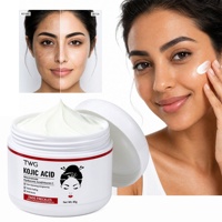 Crème éclaircissante à l'acide kojique TWG RTS, 85g, pour estomper les taches, anti-acné, hydratation intense, crème nourrissante pour le visage
