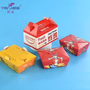 Cajas Rígidas <span class=keywords><strong>de</strong></span> Cartón Reciclado Ecológicas para Envasado <span class=keywords><strong>de</strong></span> Comida Rápida con Formas Personalizadas y Acabado Mate - Product Image 2
