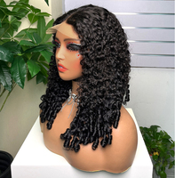 Peluca rizada birmana de cabello humano, pelucas rizadas con encaje frontal para mujeres negras, peluca de cabello humano con encaje HD transparente, pre-arrancada con cabello de bebé