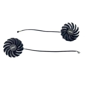 พัดลมวีดีโอการ์ด PLD10010S12HH 95มม. สำหรับ <span class=keywords><strong>MSI</strong></span> <span class=keywords><strong>GeForce</strong></span> <span class=keywords><strong>RTX</strong></span> 3070 3060 <span class=keywords><strong>3060Ti</strong></span> Ventus 2X OC RTX3060 RTX3070 RTX3060Ti GPU พัดลมระบายความร้อน - Product Image 5