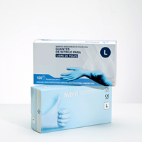 Guantes desechables de goma personalizados de alta calidad Caja de embalaje plegable Cubierta abatible Apertura y cierre para aislar el polvo y limpiar