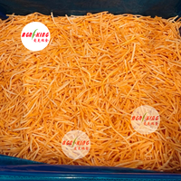 Distribuer en gros en vrac nouvelle saison de récolte IQF carottes déchiquetées congelées