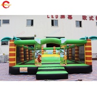 Aire de jeux gonflable de rebond d'airbag de montagne de saut gonflable en PVC de 6x6m avec accessoires de réparation de souffleur d'air enfants adultes