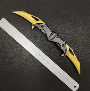 Cuchillo de Doble Hoja Plegable de Bolsillo con Resorte, Cuchillos de Doble Hoja con Clip para Cinturón, Venta al por Mayor - Product Image 3