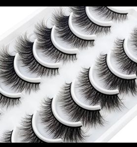 Mi giả <span class=keywords><strong>2025</strong></span> mới, 10 đôi, 18mm, 6D, lông vũ mềm mại, làm thủ công, kiểu dáng thanh mảnh, giống lông chồn, 12mm, dải đầy đủ, trang điểm tổng hợp - Product Image 2