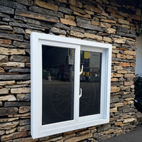 Fenêtre coulissante américaine en PVC, sur mesure, coupe-vent, insonorisée, disponible en différentes tailles et couleurs, en vente