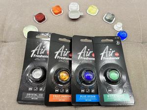 Vente en gros désodorisant personnalisé respirant à saveur de glace en cristal pour bouche d'aération <span class=keywords><strong>recharge</strong></span> en plastique liquide de parfum à membrane respirante pour voiture - Product Image 4