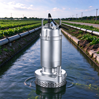 Pompe submersible mini Q(D)X-SA 304 SS basse pression OEM 10 bars, sortie filetée, eau propre, impeller fermé