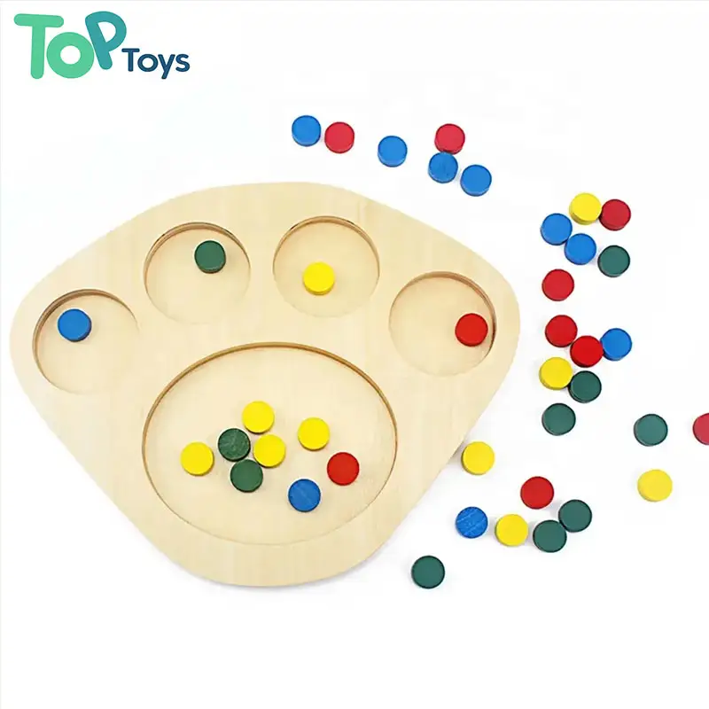 Ensinar Aprender Bebê Montessori Nova Chegada Brinquedos Inteligentes De Madeira Jogos Educativos Para Crianças Classificando Bandeja Brinquedos