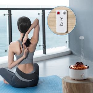 Humidificador Inteligente con Control Remoto y Llama, Difusor de Aroma con Llama de 560 ml, Humidificador Ultrasónico USB con Llamas 3D y Sal - Product Image 2