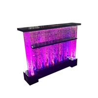 ที่กำหนดเองทำเลานจ์อะคริลิเคาน์เตอร์บาร์ Led ที่มีผลกระทบผนังฟองน้ำ