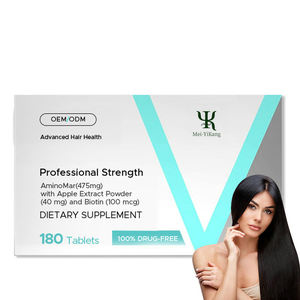 Suplemento para el crecimiento del cabello Nutrición natural y dietética Suplemento para la recuperación del cabello Fábrica de marca privada