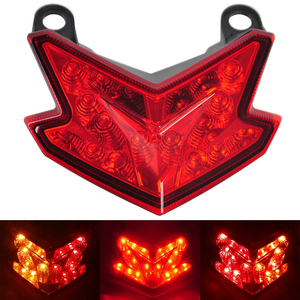 Feu arrière LED pour moto, clignotant de freinage intégré, lampe pour Kawasaki Z800 ZX-6R Z125 - Product Image 4