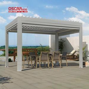 Persianas enrollables resistentes al viento para exteriores, patio, balcón, jardín, toldos de aluminio para pérgola - Product Image 1