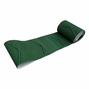 Geribbelde Diamant Gestippeld Patroon Groene Pvc Ruwe <span class=keywords><strong>Top</strong></span> Transportband - Product Image 6